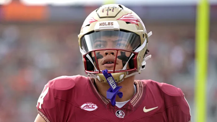 Breaking News: Johnny Wilson a former Florida State wide receiver was chosen by the Philadelphia Eagles with the 185th overall choice in the 2024 NFL Draft…..