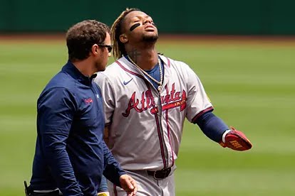 Tragic News: Braves star Ronald Acuña Jr. to miss the rest of the season after tearing his left ACL in his……