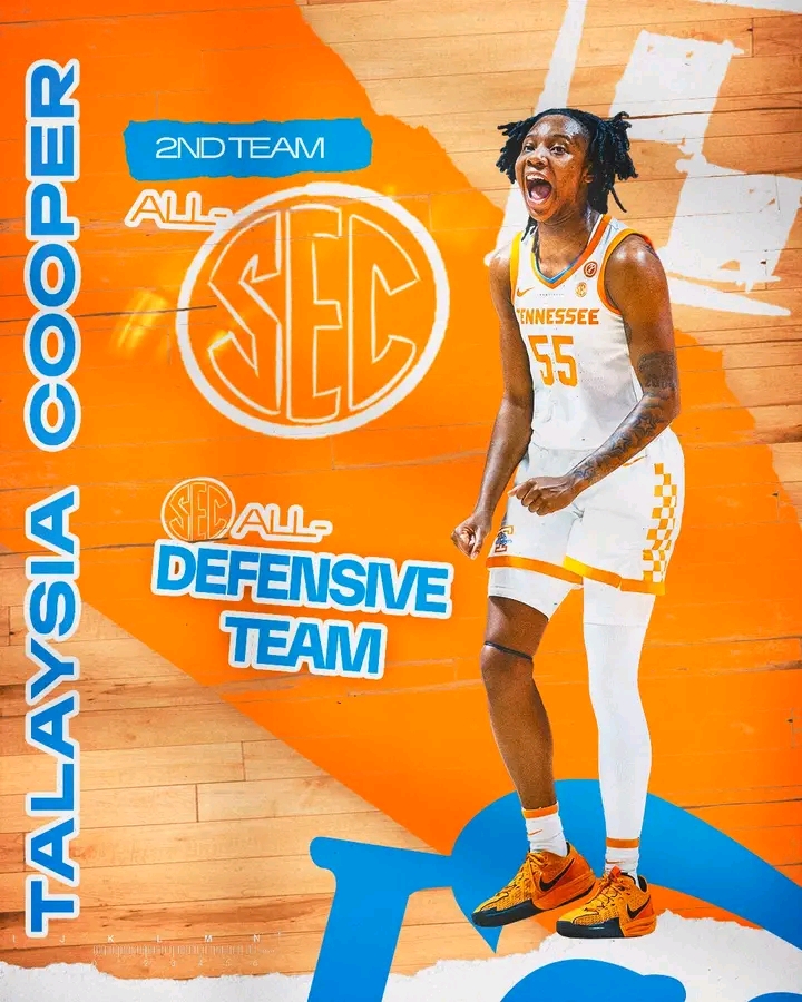 Breaking: Talaysia Cooper has Been Named to the All-SEC Second Team and the SEC All-Defensive Team Award After…..