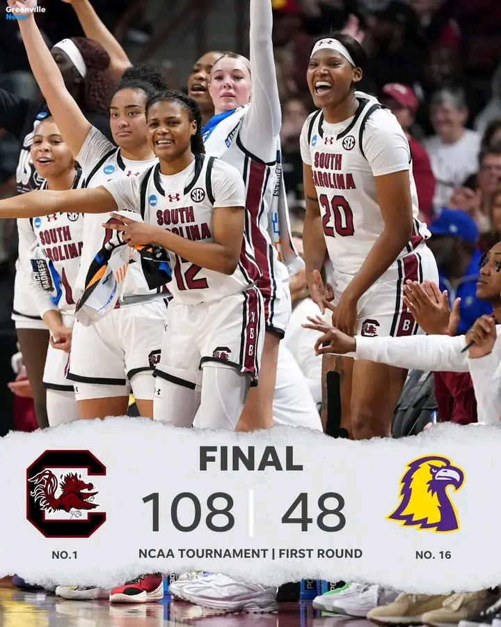 The NCAA tournament is all about No. 16 seeds upsetting the top teams but on Friday, South Carolina women’s basketball didn’t let that happen and instead made another history against……