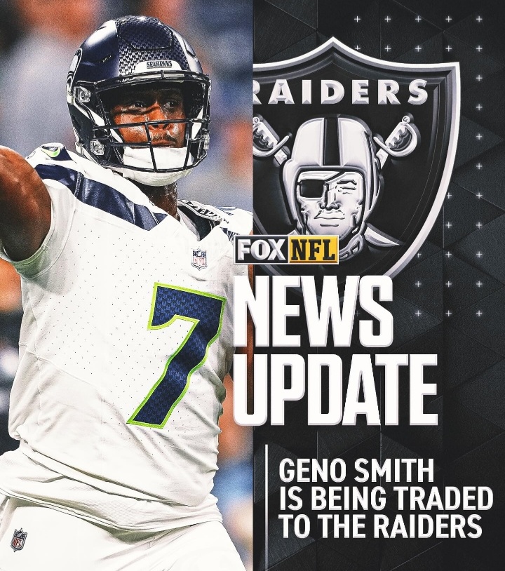 Breaking: The Raiders signed Geno Smith for $79 Million and I’m more convinced that the 6th pick in the 2025 NFL Draft will be…….