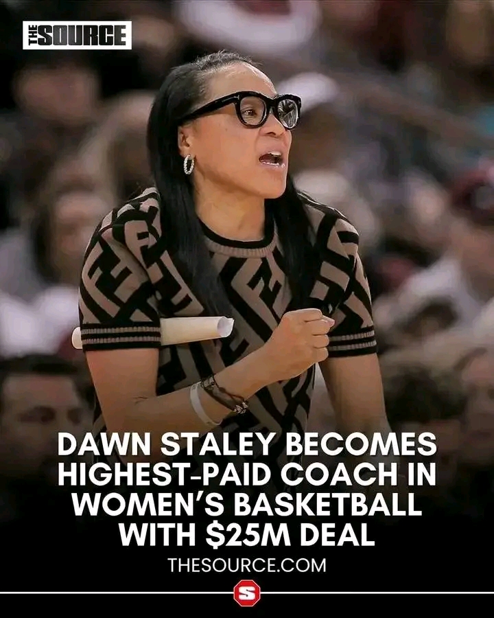 SOUTH CAROLINA FANS REJOICE AS: Dawn Staley, head coach of the University of South Carolina’s women’s basketball team, has made history by signing the largest contract for a coach in women’s college basketball following….