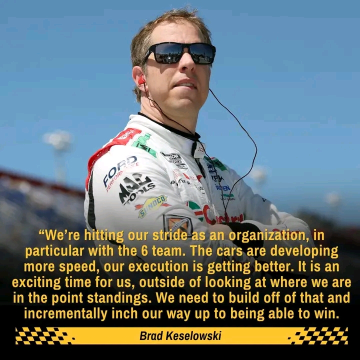 Recent interview, Brad Keselowski Believes in the No. 6 Team’s Readiness—But Is Success Within Reach….