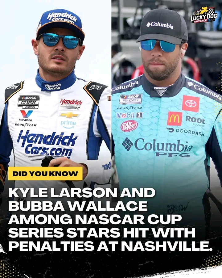 Big names like Kyle Larson and Bubba Wallace were among 21 penalties handed out by race officials — making it one of the most action-packed and penalized races of the season…