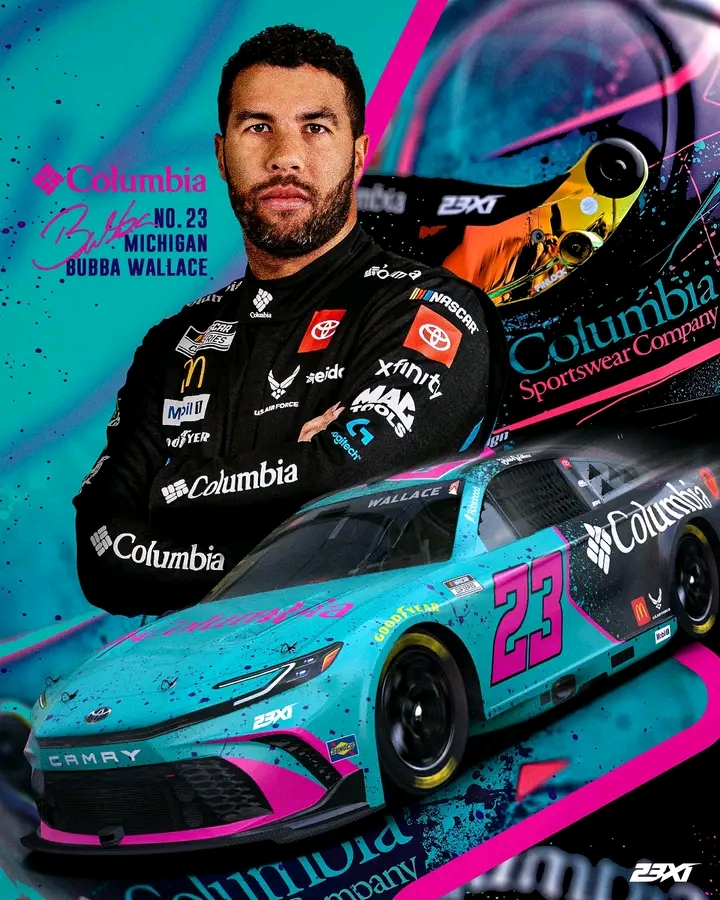 The No. 23 Columbia Toyota Camry is hitting the track in Michigan this weekend…..