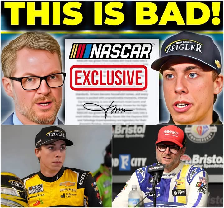 SAD NEWS: Dale Earnhardt Jr. Issues a Devastating Warning to Carson Hosvar After Reckless Driving in Nashville, “This has Destroy His Career….
